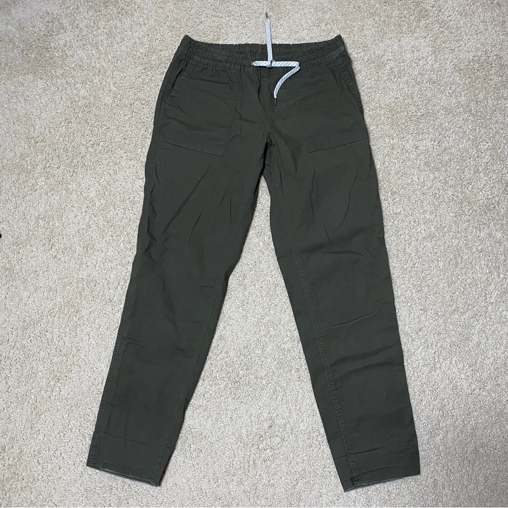 Vuori Vintage Ripstop Pants Army Green Size XSmall XS Activewear Outdoors Hiking